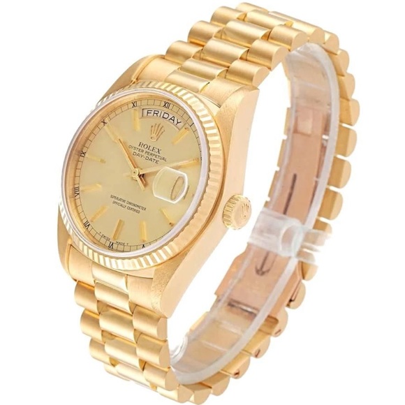 Rolex Gold Oyster Perpetual Watch - Picture 1 of 8
